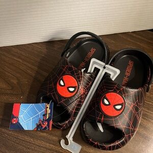 Marvel Spider-Man Kids Slippers - Black and Red